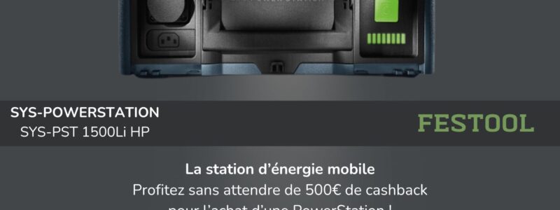 offre exceptionnelle powerstation festool