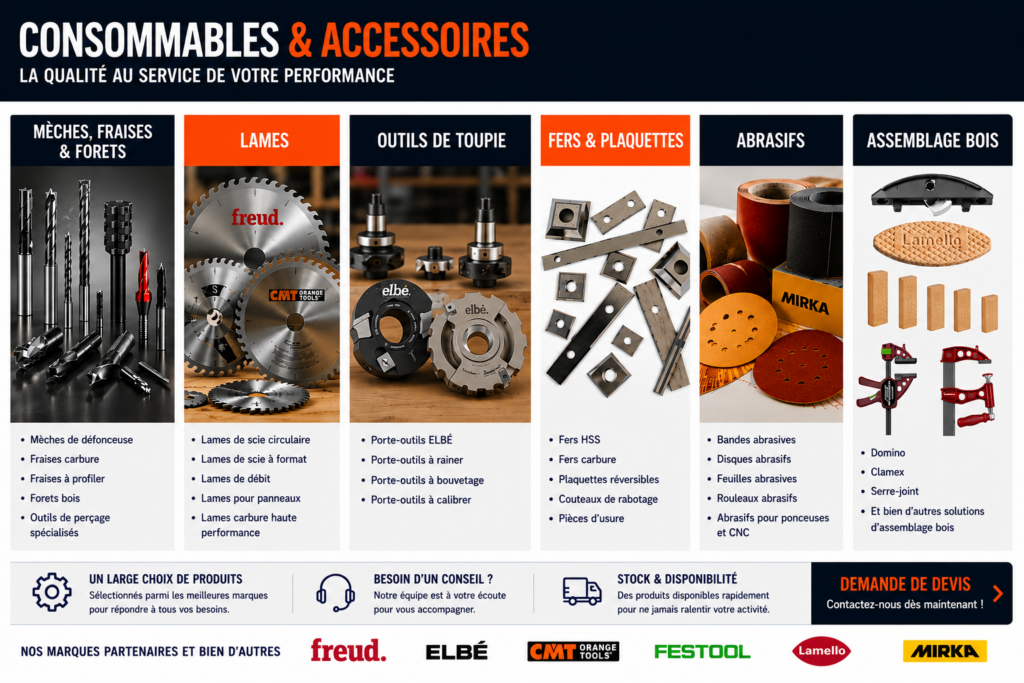 consommable et accessoire